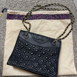 Tory Burch Black Quilted Women's Bag